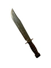 hunting knife isolated with white background.