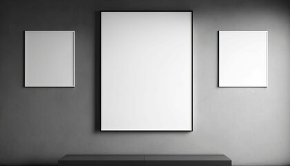 Obraz premium AI-generated illustration of the white minimalist and modern room interior