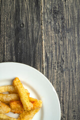 French fries on a plate