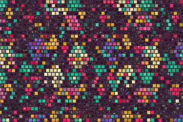 Colorful Honeycomb for Background in purples, yellows, oranges, greens, reds, pinks