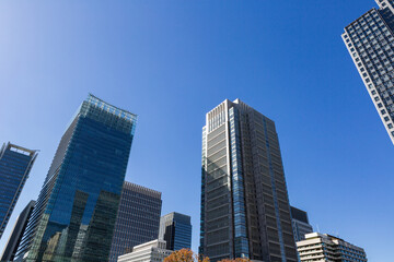 Fototapeta premium 丸の内高層ビル 東京都千代田区