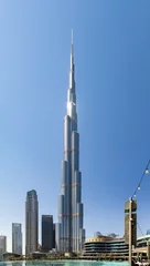 Keuken foto achterwand Burj Khalifa Burj Khalifa towering over the city in downtown Dubai, UAE.