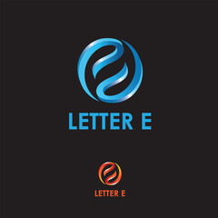 letter e logo 