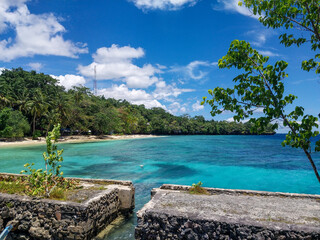 Blue sky in Biak - Papua - obrazy, fototapety, plakaty
