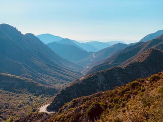 San Gabriel Mountains overlooking Angeles Crest Highway