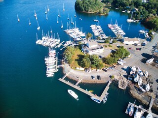 Aerial view of the Armdale Yacht Club