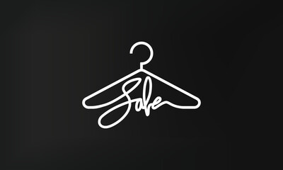 sale hanger promotion fashion logo