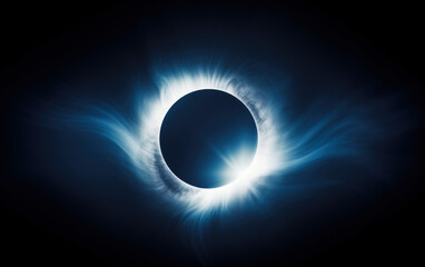 Solar Eclipse With Radiant Corona