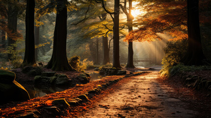 Autumn Forest Wallpaper, Background Image, Hd