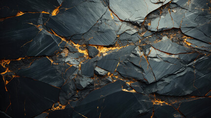Black Marble Rock Stone Texture Background, Background Image, Hd