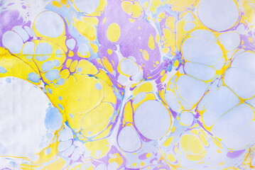 ebru art or marbling art on paper abstract background, liquid marble pattern background