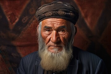 Portrait of Uzbek man 
