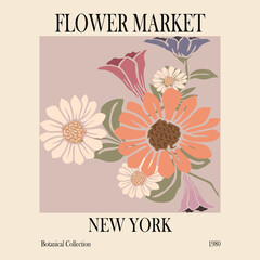 Flower market art new york 
