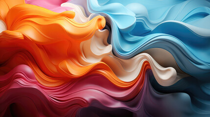 Obraz premium Colorful Abstract Background Abstract Colorful Wave, Background Image, Hd