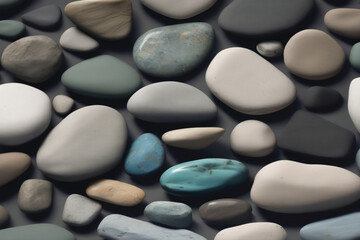 Fototapeta na wymiar stones on beach