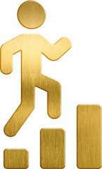 Golden icon accounting analysis canvasses application arrow balance banking bar calculate chart data database diagram document earning economic finance financial flowchart gain graph graphic growth in