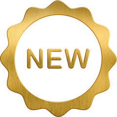 Golden icon new news icon new label tag new sticker new tag new product icon new product tags label...