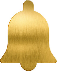 Golden icon risk warn alert error caution exclamation important stop danger problem mark safety information accident bell urgent aware point secure hazard road advice thin triangle signal siren carefu - obrazy, fototapety, plakaty