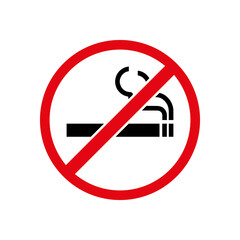 No smoking cigarette sign