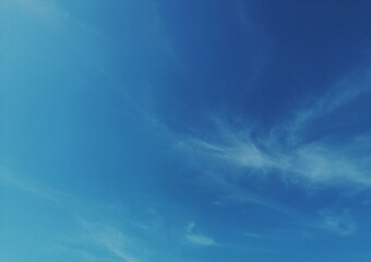 Clouds on the blue sky