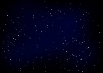 Fototapeta premium A graphic background consisting of blue dots and circles positioned in a beautiful, symmetrical pattern on a blue and black gradient background. Use it as a backdrop, media design, and website banner.