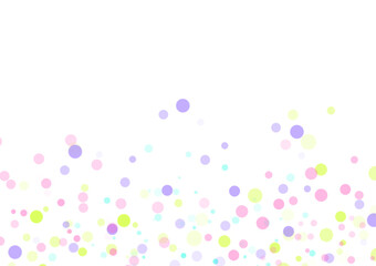 Graphic background composed of colorful pastel circles. Create a diffuse format at the bottom of the image. There is space at the top for text, sentences, and words.