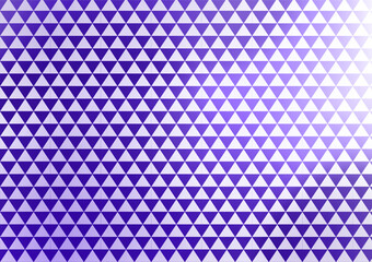 Various purple triangles arranged in an orderly manner. Until it becomes an abstract background image Used in media design.