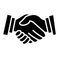 Fototapeta premium partnership Solid icon