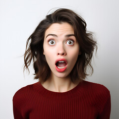 Women with Shocked Expressions