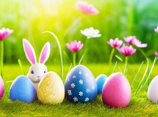 Easter Egg Holiday Celebration Digital Art