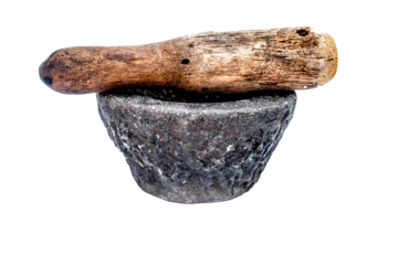 Mortar and Pastel isolated on white - EPS - 10