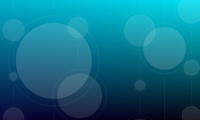 modern dark blue gradient background with transparent circle shapes