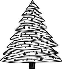 Fototapeta premium Christmas tree