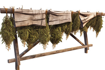 Herb drying rack.
