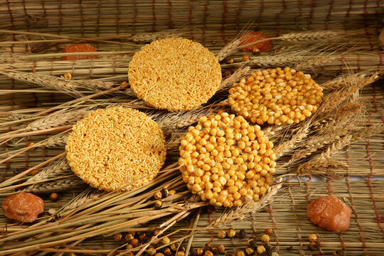 Gajak,Chana Chikki, jaggery