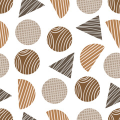 brown abstract shape background