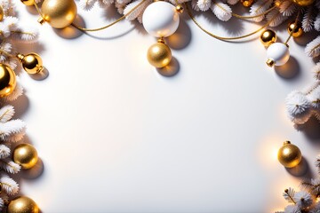 Christmas ornaments, close-up. Holidays concept. Merry Christmas
