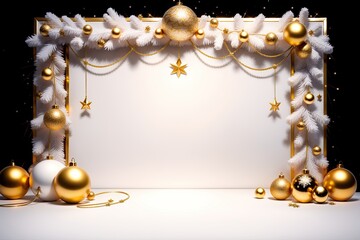 Christmas ornaments, close-up. Holidays concept. Merry Christmas
