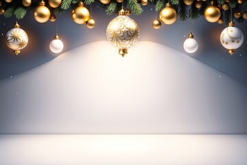 Christmas ornaments, close-up. Holidays concept. Merry Christmas
