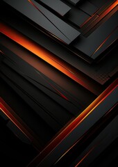 3D black rough grunge technology abstract background