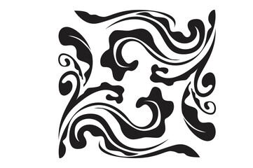 Flora Ornament Border With Design With Transparent Background