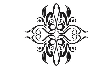 Flora Ornament Border With Design With Transparent Background