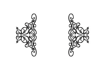 Flora Ornament Border With Design With Transparent Background