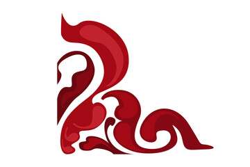 Flora Ornament Border With Design With Transparent Background