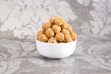 Til ladoo or Sesame Laddu or Rewri balls