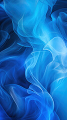 Obraz premium Swirl smooth blue smoke abstract background