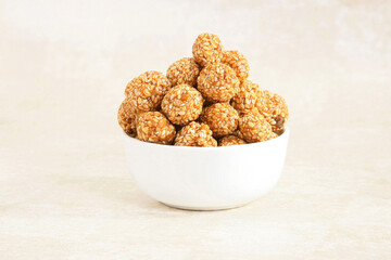 Til ladoo or Sesame Laddu or Rewri balls