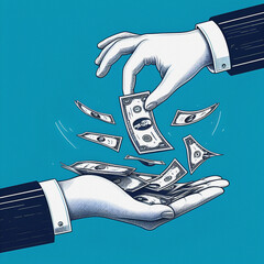 To bribe, to give money