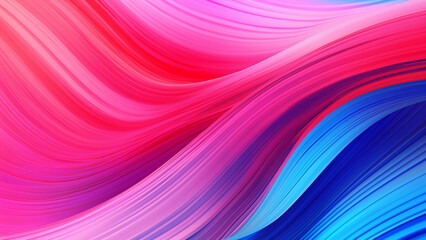 Electric Blue and Pink Neon Gradients Abstract Pattern Design