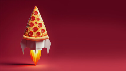 Fast delivery of pizza